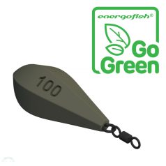   CARP EXPERT TORPEDO FORGÓS TÁVDOBÓ ÓLOM 100G SZINEZETT GO GREEN