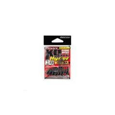 DECOY WORM13 KG HYPER #3/0 NS BLACK 5PCS/BAG