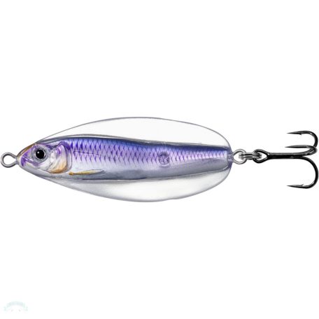 LIVETARGET ERRATIC SHINER SPOON SILVER/VIOLET 50 MM 7 G