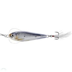   LIVETARGET FLUTTER SHAD JIGGING SPOON SILVER/BLACK 50 MM 11 G