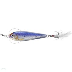   LIVETARGET FLUTTER SHAD JIGGING SPOON SILVER/VIOLET 55 MM 14 G