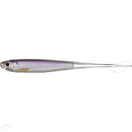 LIVETARGET GHOST TAIL MINNOW DROPSHOT BAIT SILVER/PURPLE 95 MM