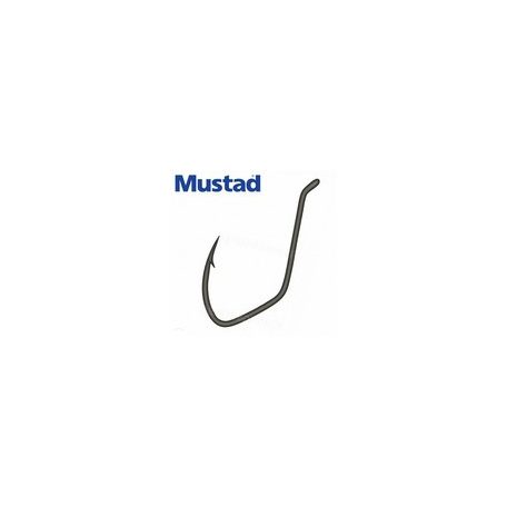 MUSTAD ULTRA NP SINGLE CATFISH, BLACK NICKEL 1/0 7DB/CSOMAG