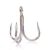 MUSTAD UN INLINE TREBLE - 5X STRONG TITAN STEEL 3/0 4DB/CS