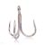 MUSTAD UN INLINE TREBLE - 5X STRONG TITAN STEEL 8/0 2DB/CS