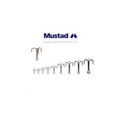 MUSTAD TREBLE HOOKS 10 10DB/CSOMAG