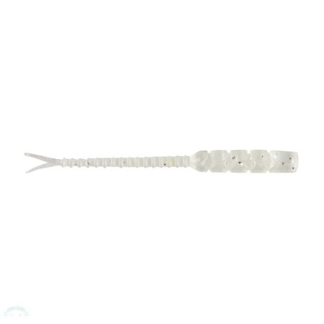 MUSTAD AJI HELLGRAMITE 2'' CLEAR LUMINOUS SILVER GLITTER 12DB/CSOMAG