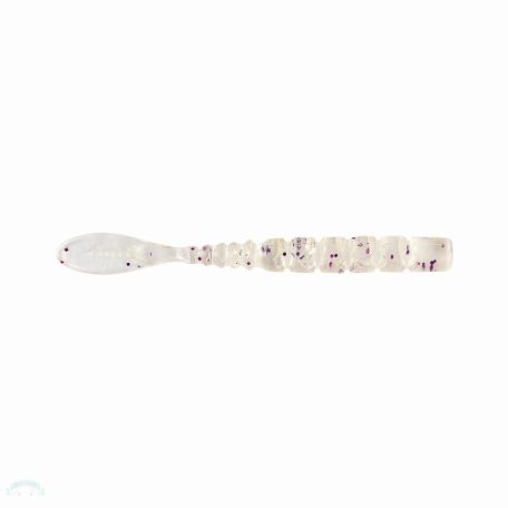 MUSTAD AJI FISH TAIL 2'' CLEAR PURPLE GLITTER 12DB/CSOMAG