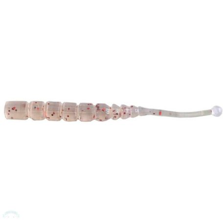 MUSTAD AJI BALL TAIL 2'' UV CLEAR RED GLITTER 12DB/CSOMAG