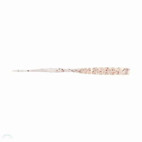 MUSTAD AJI STRAIGHT TAIL 3'' UV CLEAR RED GLITTER 12DB/CSOMAG