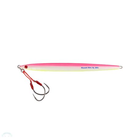 MUSTAD MEZASHI SLIM JIG 200MM 7.9" 150G 5.3OZ 006 GLOW PINK