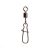 MUSTAD POWER ROLLING SWIVEL W/ DUO LOCK 1 10DB/CSOMAG