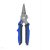 MUSTAD 7.5" 420 STAINLESS STEEL, TUNGSTEN BRAID CUTTER BLUE