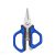 MUSTAD 5", SCISSORS, 420 STAINLESS STEEL, FINE POLISHED BLUE