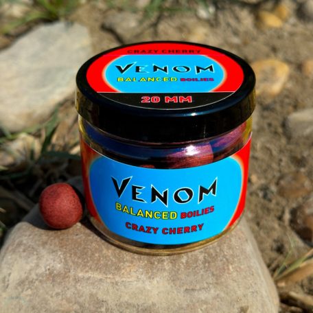 VENOM BALANCED BOILIES 20 MM CRAZY CHERRY