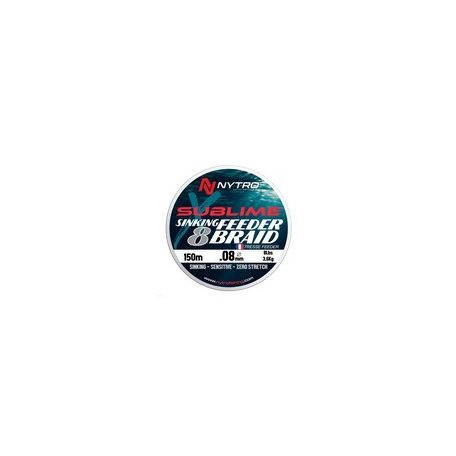 NYTRO SUBLIME X8 SINKING FEEDER BRAID 0,12