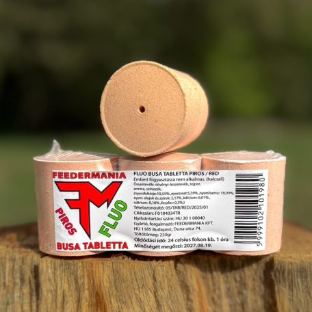 Feedermánia Fluo Busa Tabletta - Piros