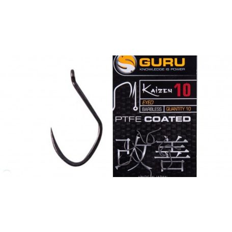 GURU Kaizen Eyed hook size 10 (Barbless/Eyed)