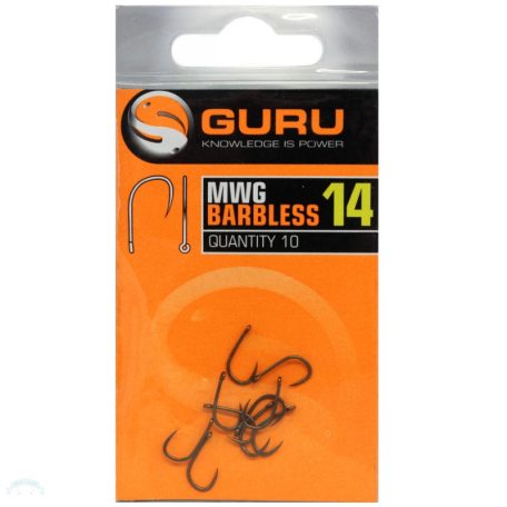 GURU MWG Hook size 10 (Barbless/Eyed)