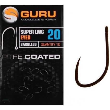 GURU Super LWG  Hook Size 16 (Barbless/Eyed)