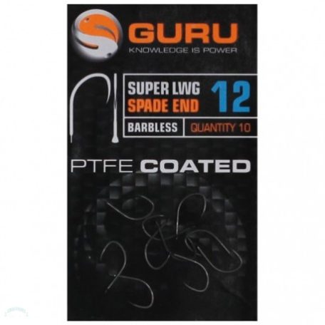 GURU Super LWG Hook Size 12 (Barbless/Spade End)