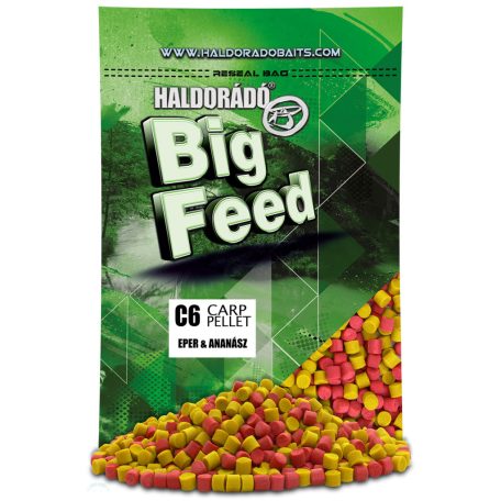 Haldorádó Big Feed - C6 Pellet - Eper&Ananász