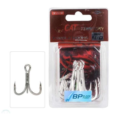 Mikado Cat Territory Treble Hook No. 3/0 Harcsázó Horog