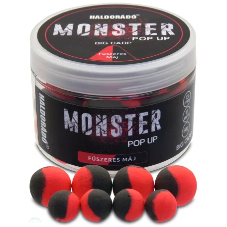 Haldorádó MONSTER Pop Up Big Carp 13, 17 mm  - Fűszeres Máj