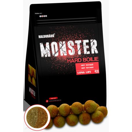 HALDORÁDÓ MONSTER Hard Boilie 24+ - Hot Mangó