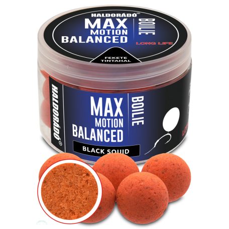 HALDORÁDÓ MAX MOTION Boilie Balanced 20 mm - Fekete Tintahal