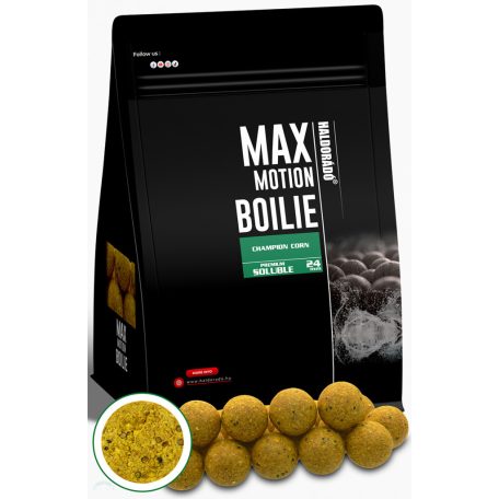 Haldorádó MAX MOTION Boilie Premium Soluble 24 mm - Champion Corn