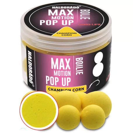 Haldorádó MAX MOTION Boilie Pop Up 16, 20 mm - Champion Corn