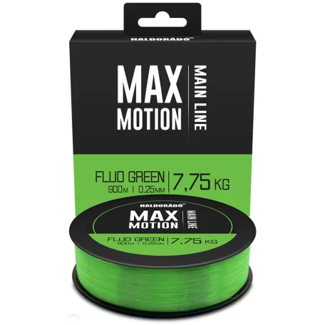 Haldorádó MAX MOTION Fluo Green 0,25 mm / 900 m - 7,75 kg