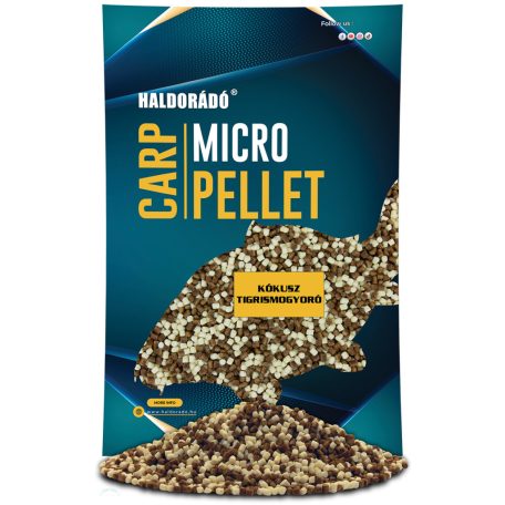 HALDORÁDÓ Carp Micro Pellet - Kókusz - Tigrismogyoró