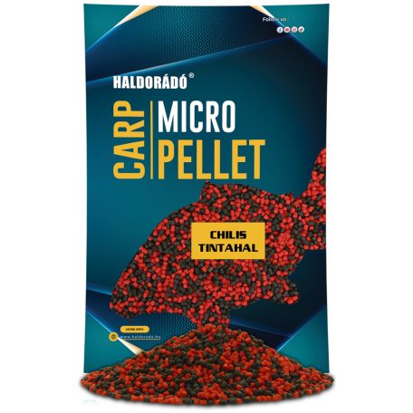 HALDORÁDÓ Carp Micro Pellet - Chilis Tintahal