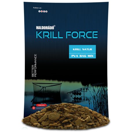 Haldorádó KRILL FORCE PVA Bag Mix - Krill Natur