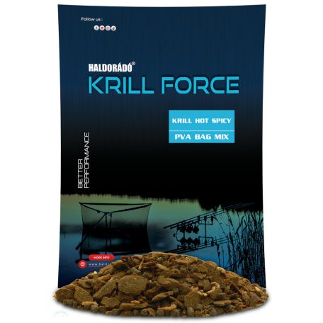Haldorádó KRILL FORCE PVA Bag Mix - Krill Hot Spicy