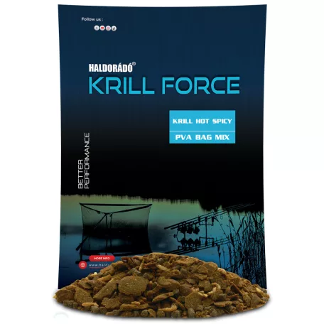 Haldorádó KRILL FORCE PVA Bag Mix - Krill Hot Spicy