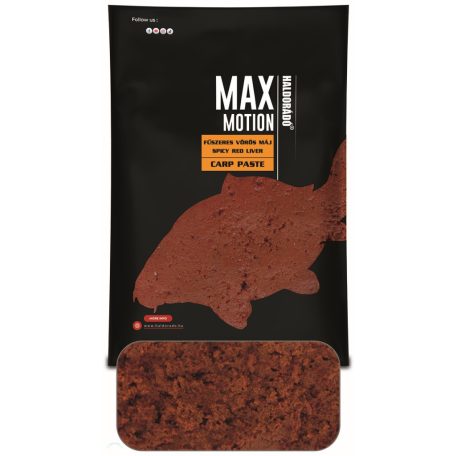 Haldorádó MAX MOTION Carp Paste - Fűszeres Vörös Máj