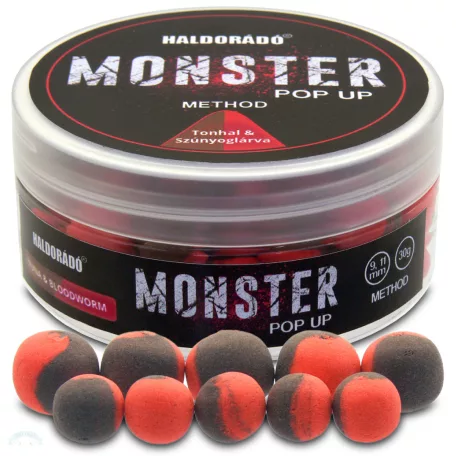 Haldorádó MONSTER Pop Up Method 9, 11 mm - Tonhal & Szúnyoglárva