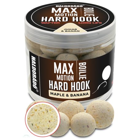 Haldorádó MAX MOTION Boilie Hard Hook Wafter 16, 20 mm - Juhar & Banán
