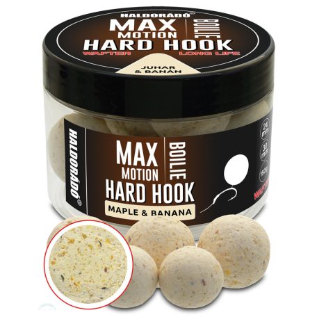 Haldorádó MAX MOTION Boilie Hard Hook Wafter 24, 30 mm - Juhar & Banán
