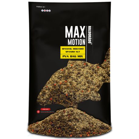Haldorádó MAX MOTION PVA Bag Mix - Spanyol Mogyoró