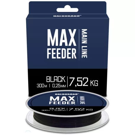 Haldorádó MAX Feeder Black 0,25mm / 300m - 7,52 kg