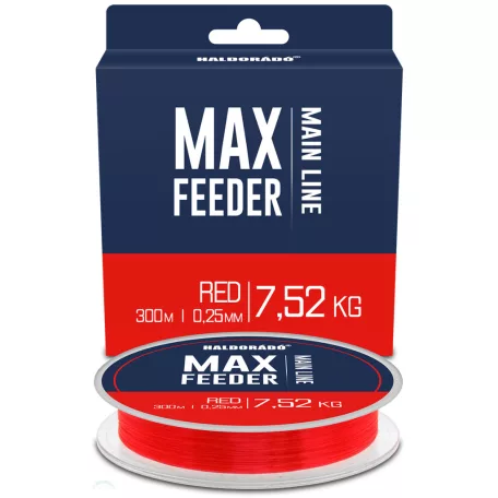 Haldorádó MAX Feeder Red 0,25mm / 300m - 7,52 kg