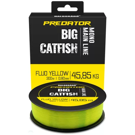 Haldorádó Predator Catfish Line Mono Fluo Yellow 0,80mm / 300m - 45,85 kg