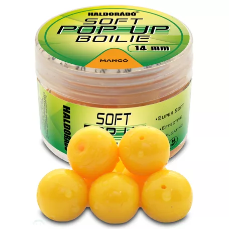 HALDORÁDÓ Super Soft Pop Up Boilie 14 mm - Mangó