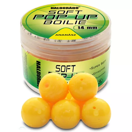 HALDORÁDÓ Super Soft Pop Up Boilie 14 mm - Ananász