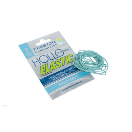 PRESTON HOLLO ELASTIC SIZE 7h SKY BLUE (VILÁGOS KÉK 1,2mm)