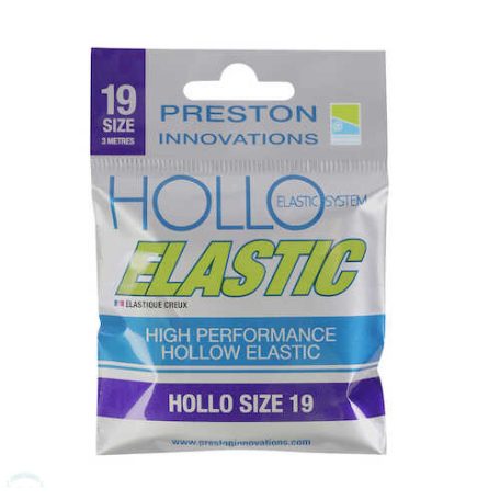 PRESTON HOLLO ELASTIC SIZE 19h PURPLE (LILA 3,2mm)